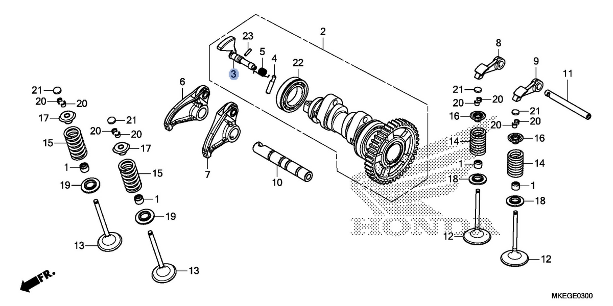 Honda OEM part 14102-MKE-A50