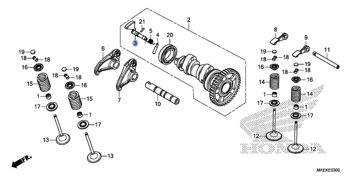 Honda OEM part 14102-MKE-A70
