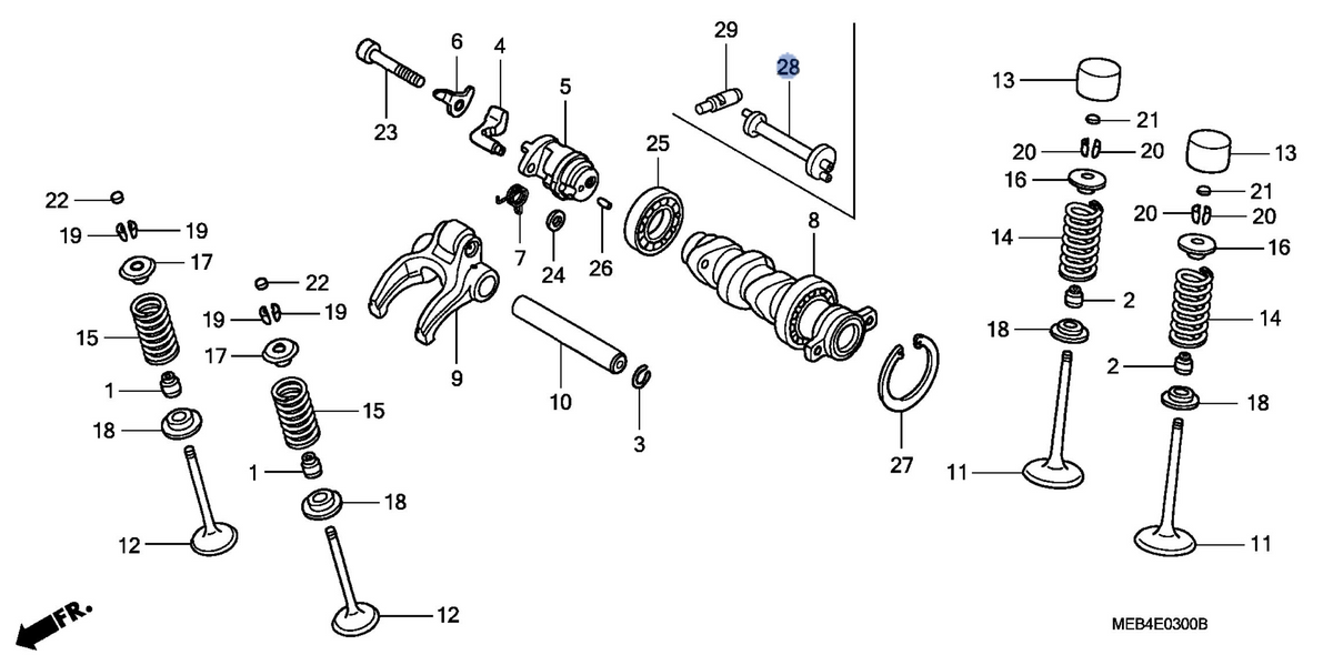 Honda OEM part 14103-MEN-A00