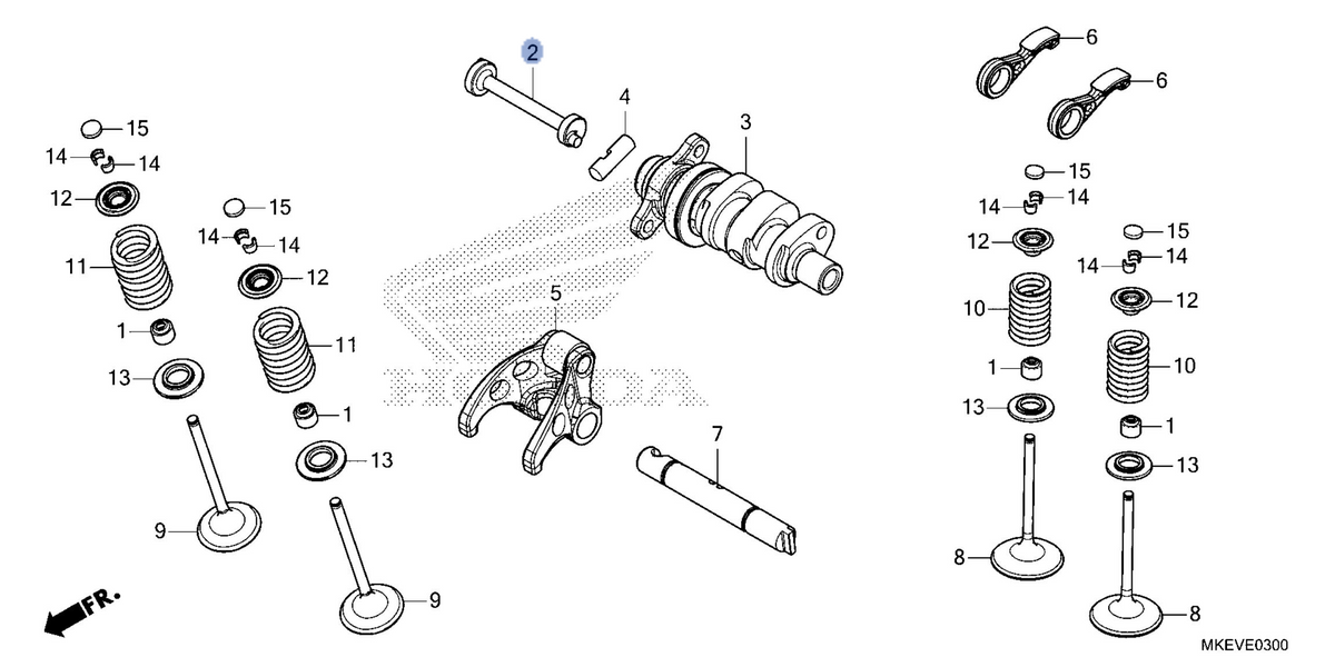 Honda OEM part 14103-MKE-B50