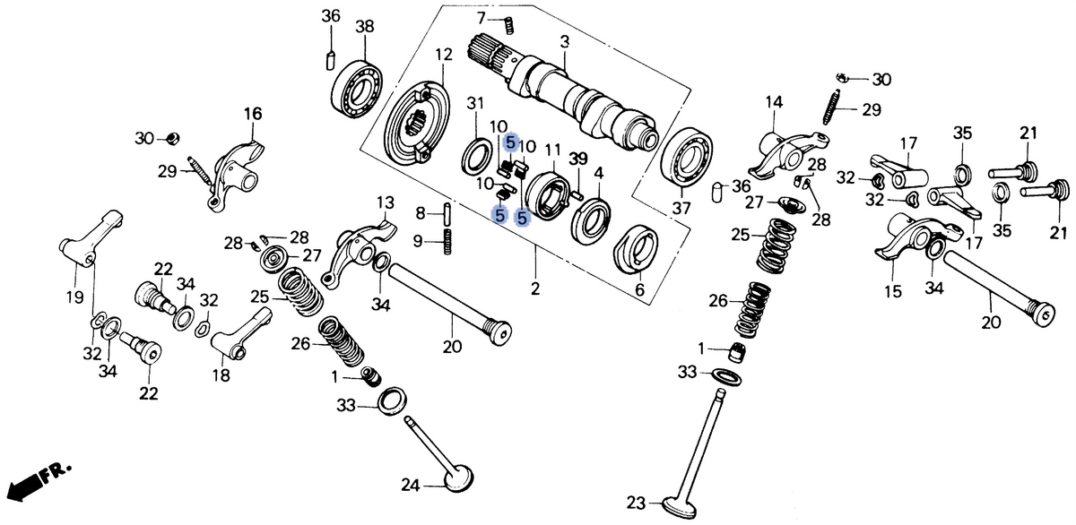Honda OEM part 14103-MN1-670