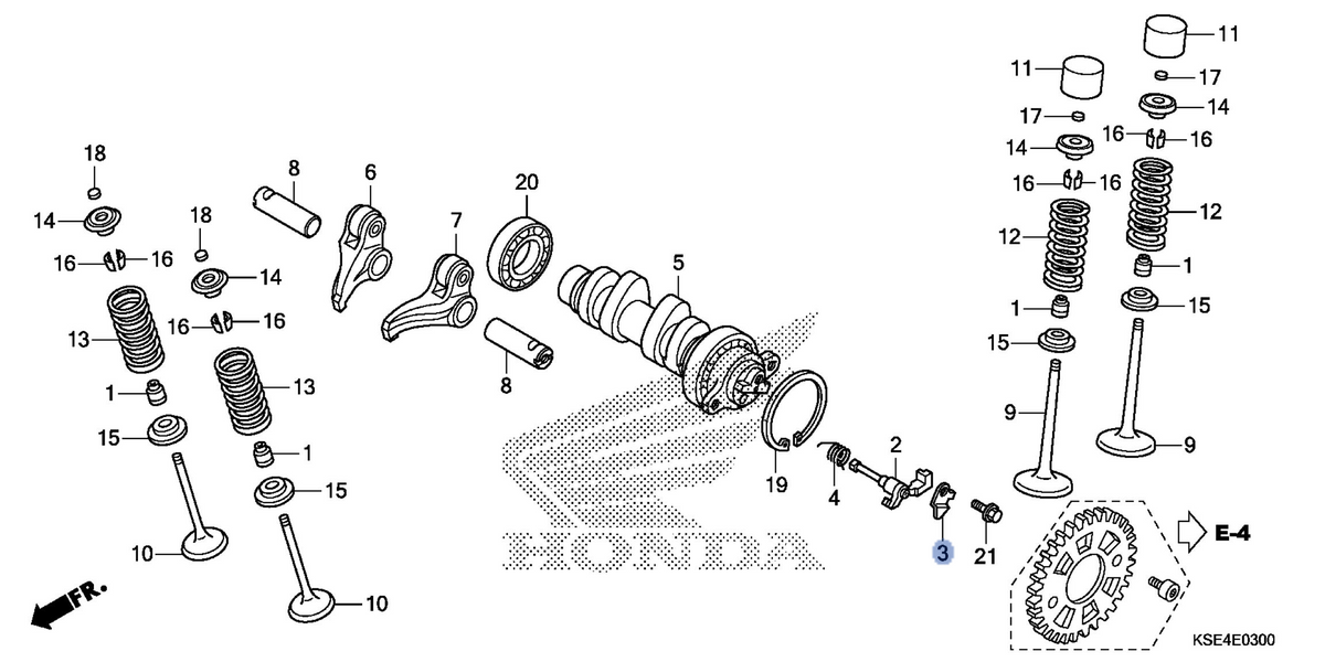 Honda OEM part 14105-KSE-670