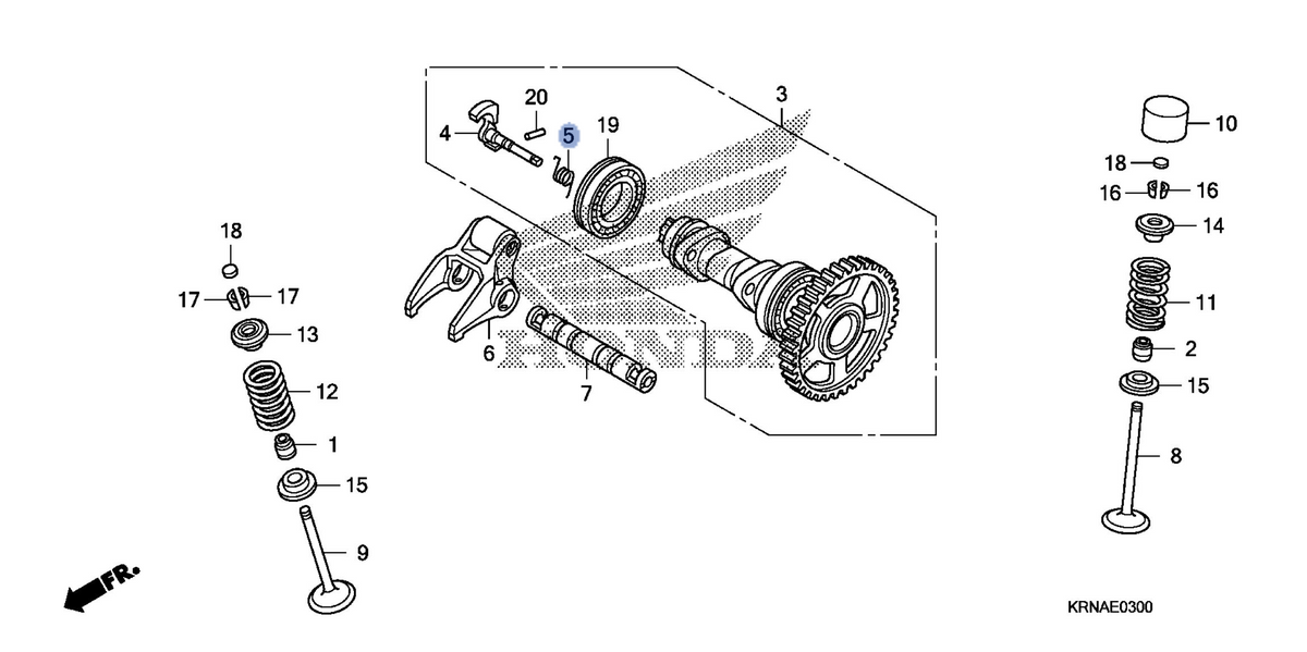 Honda OEM part 14106-KRN-A40