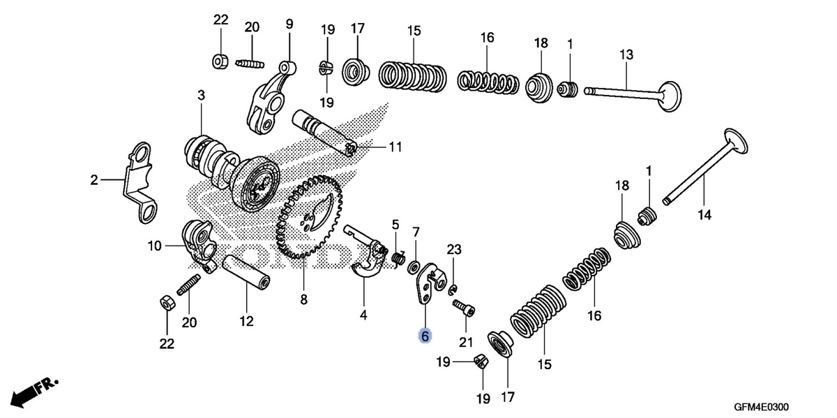 Honda OEM part 14107-GFM-900