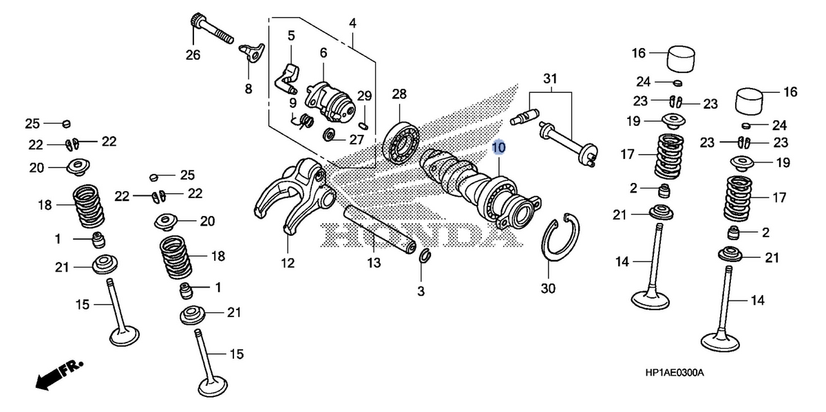 Honda OEM part 14110-HP1-A01