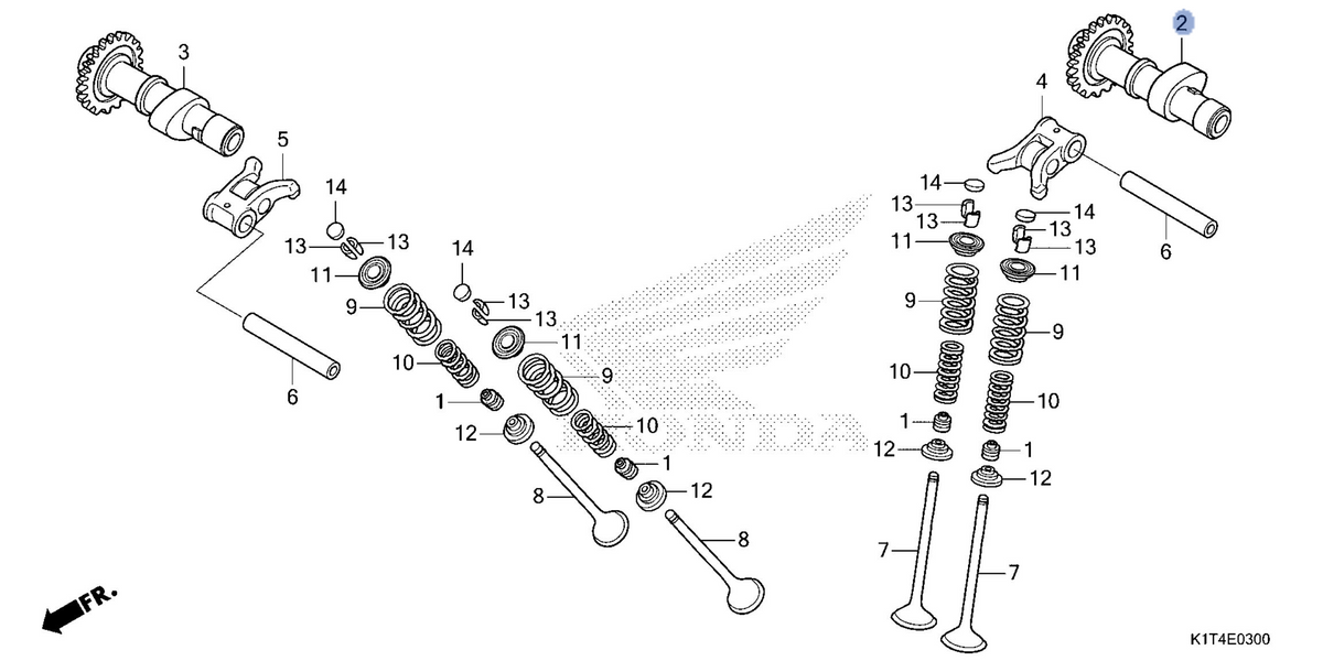 Honda OEM part 14110-K1T-E10
