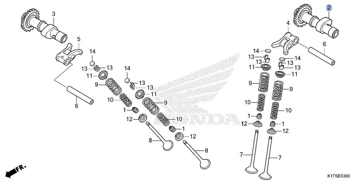 Honda OEM part 14110-K1T-EB0