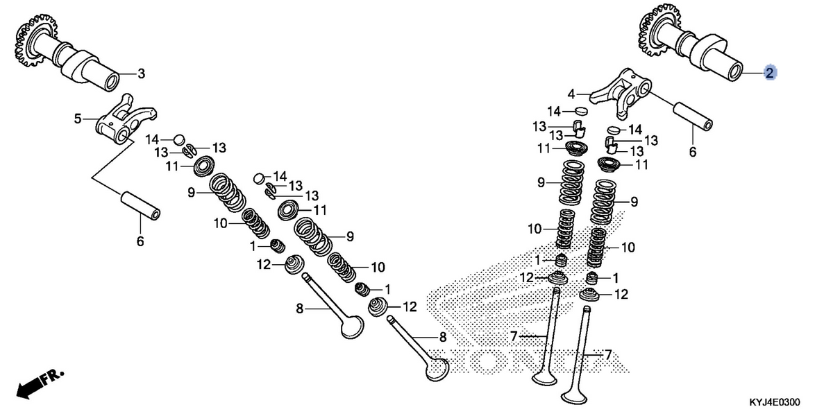 Honda OEM part 14110-KYJ-900