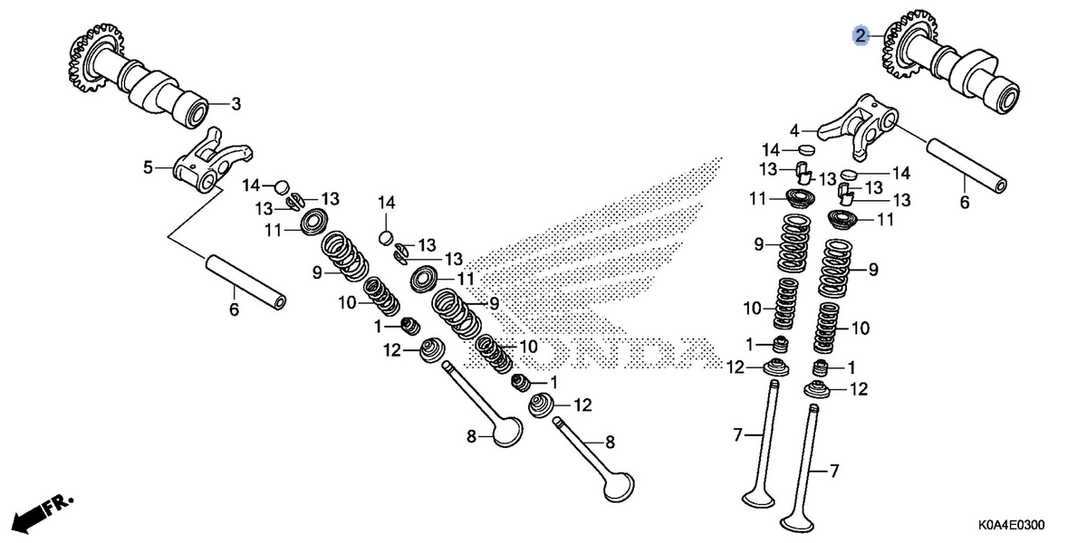 Honda OEM part 14110-KZZ-D20