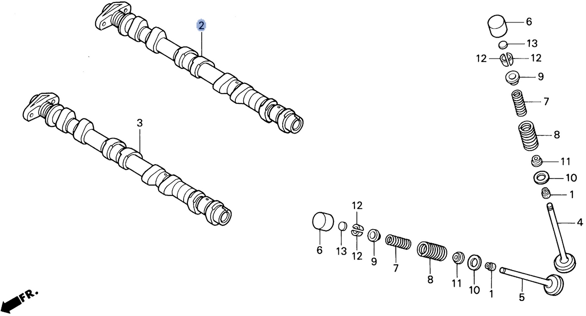 Honda OEM part 14110-MAL-600