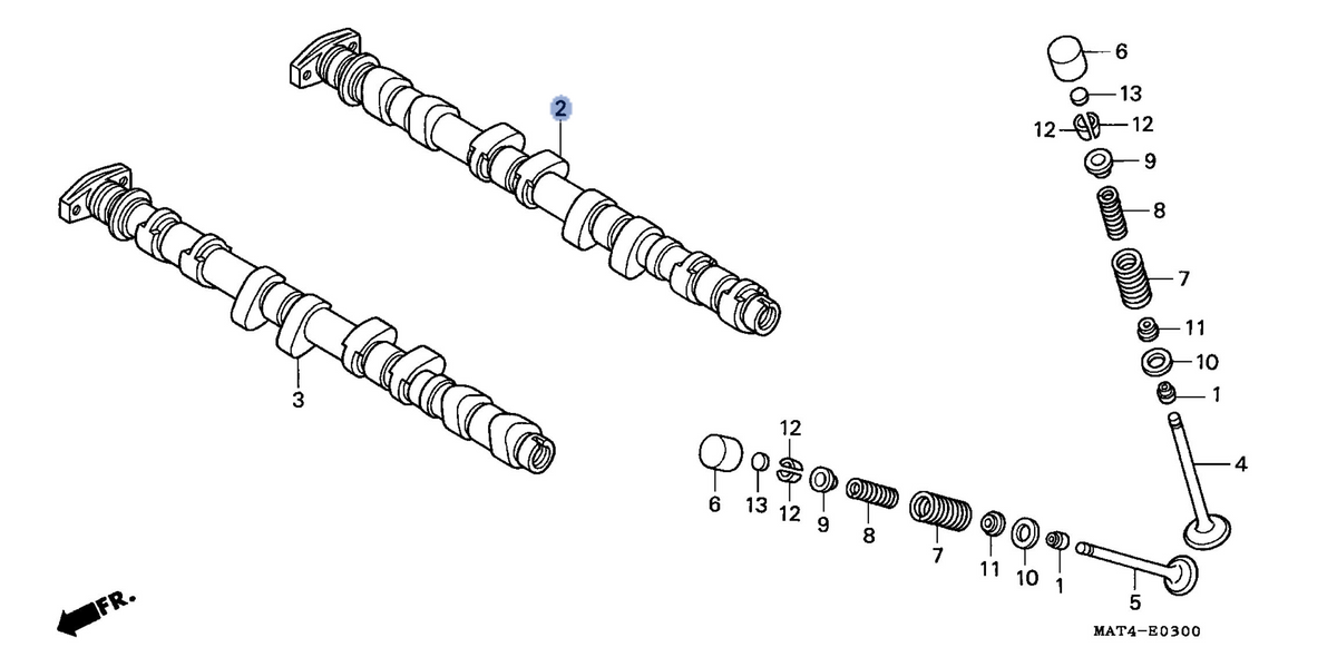 Honda OEM part 14110-MAT-E00