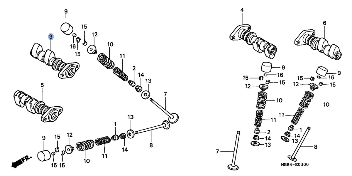 Honda OEM part 14110-MBB-000