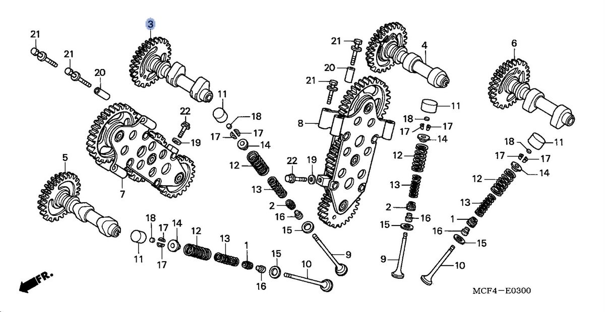Honda OEM part 14110-MCF-000