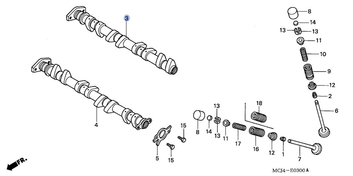 Honda OEM part 14110-MCJ-750