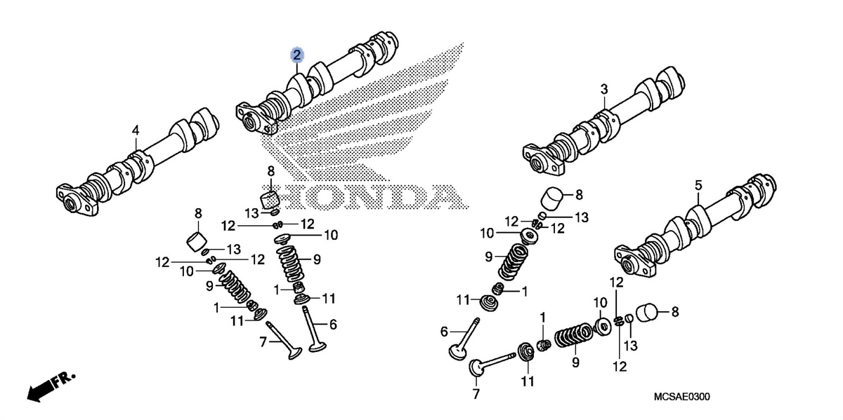 Honda OEM part 14110-MCS-010