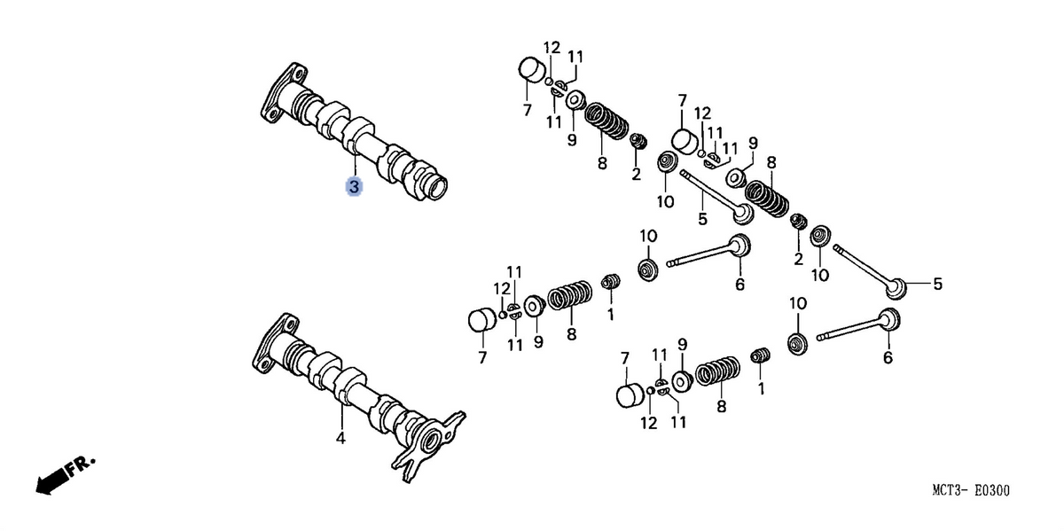 Honda OEM part 14110-MCT-000