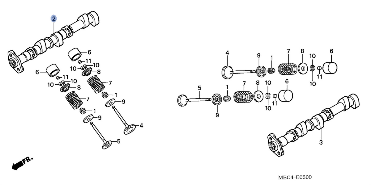 Honda OEM part 14110-MEC-770