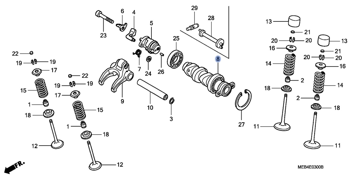 Honda OEM part 14110-MEN-A10