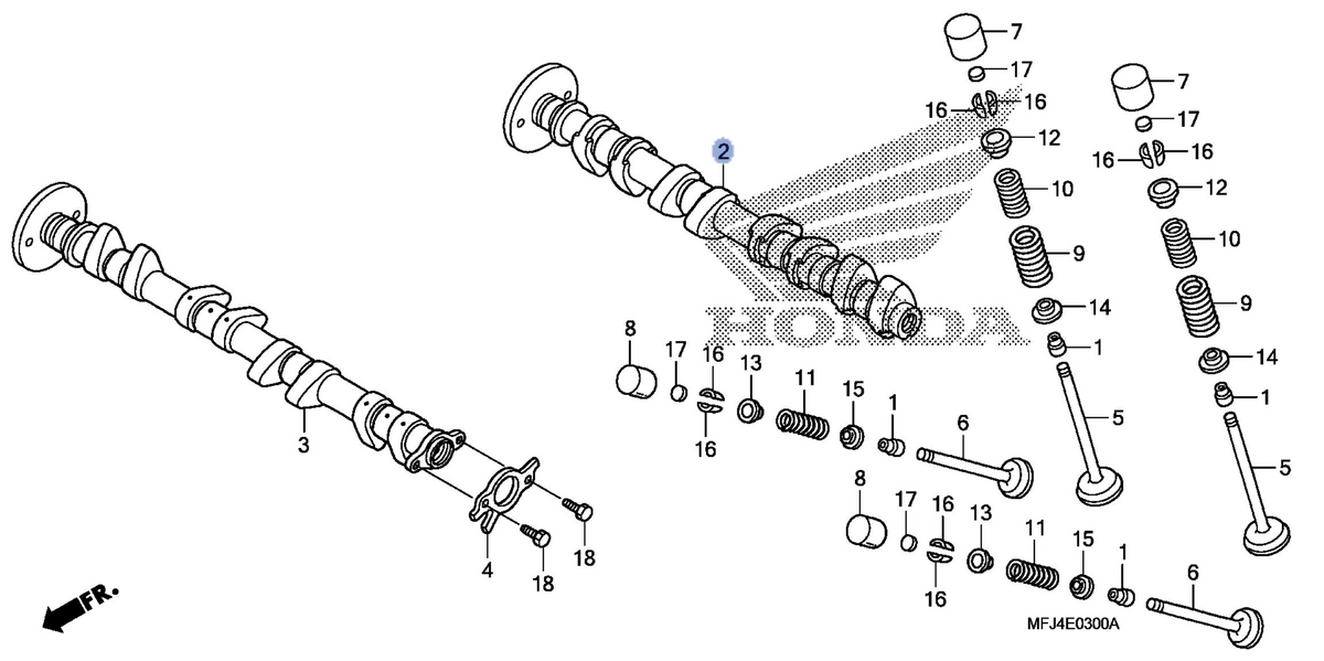 Honda OEM part 14110-MFJ-D00