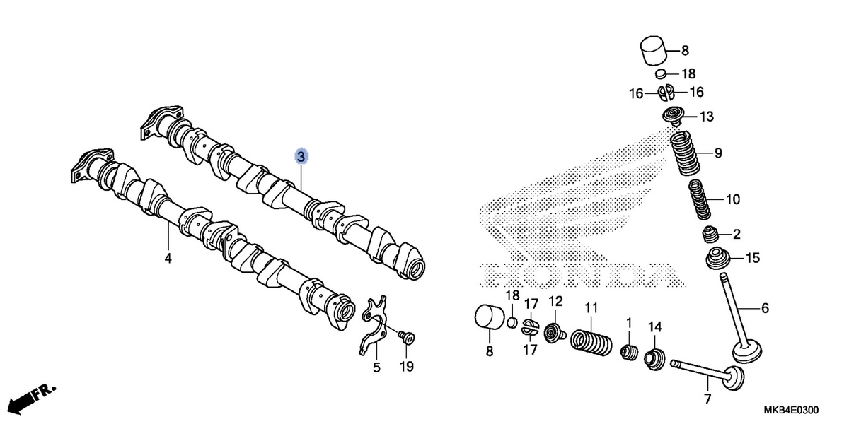 Honda OEM part 14110-MGP-000