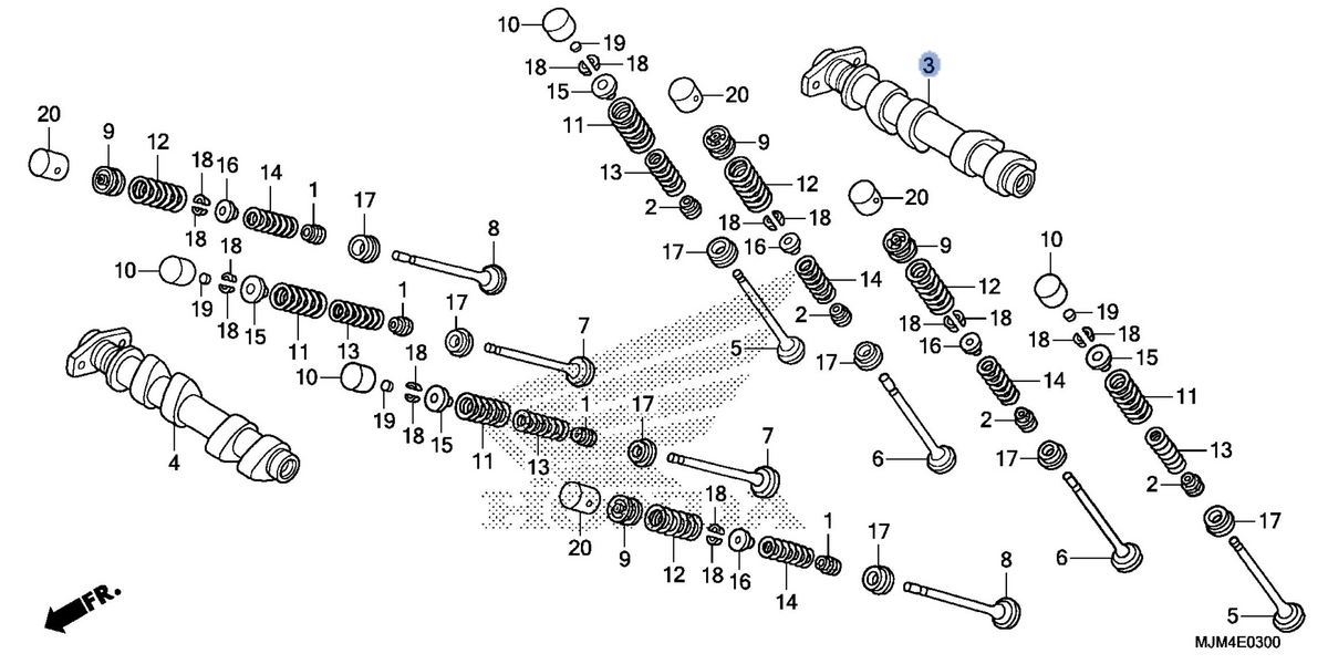 Honda OEM part 14110-MJM-D00