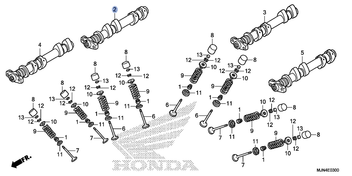 Honda OEM part 14110-MJN-A00