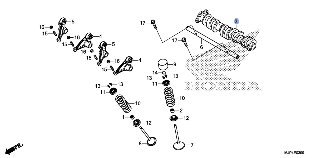 Honda OEM part 14110-MJP-G50
