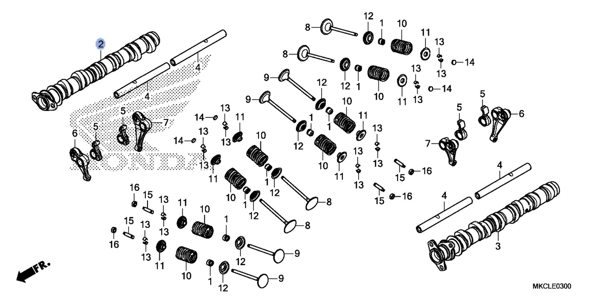 Honda OEM part 14110-MKC-A00
