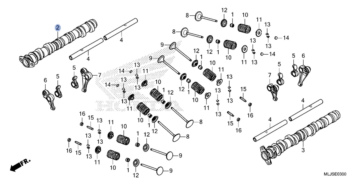 Honda OEM part 14110-MKC-W40