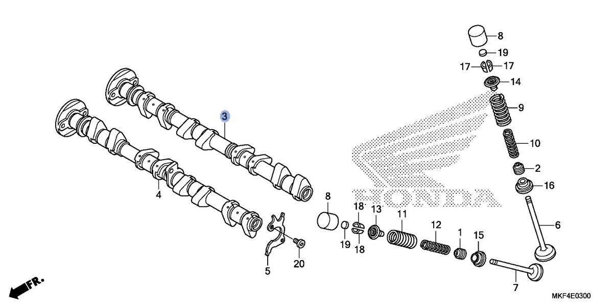 Honda OEM part 14110-MKF-D70