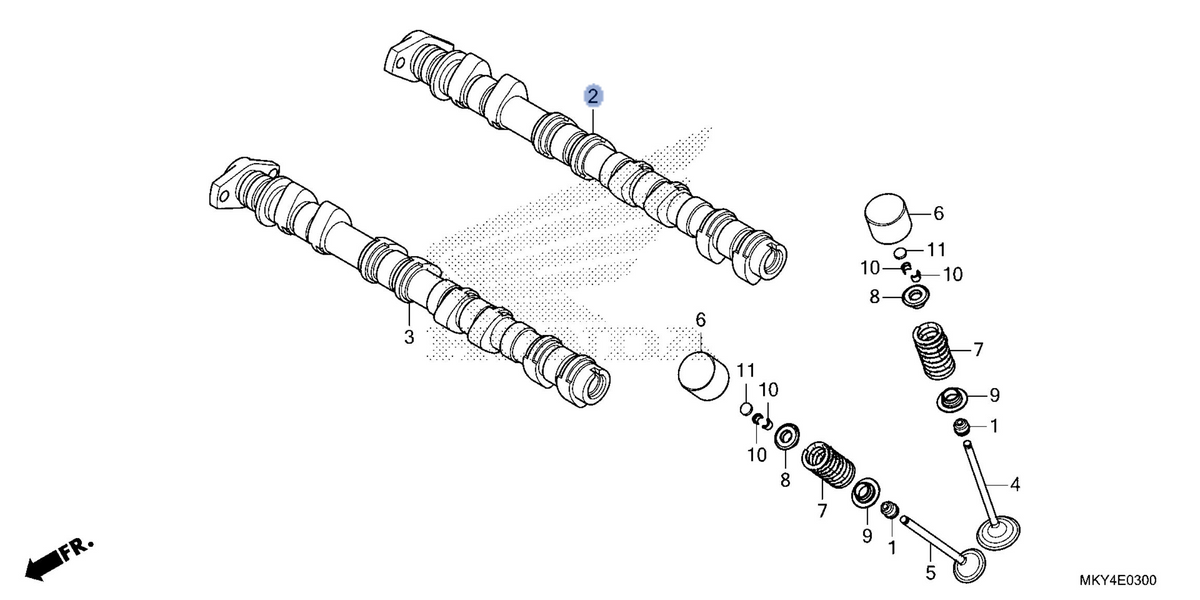Honda OEM part 14110-MKN-D10