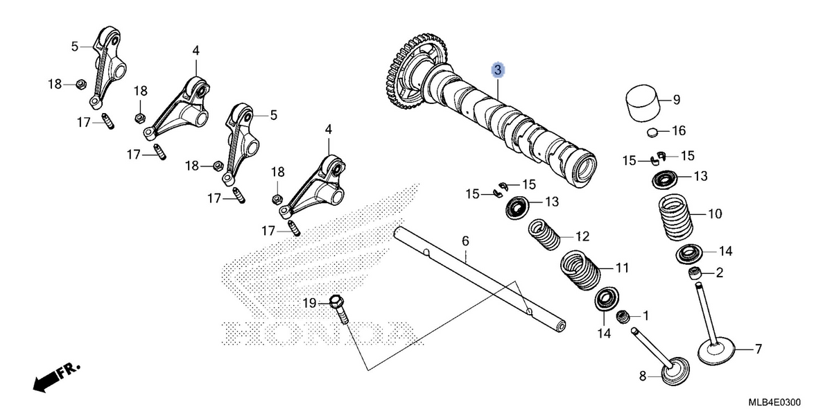 Honda OEM part 14110-MLB-D00