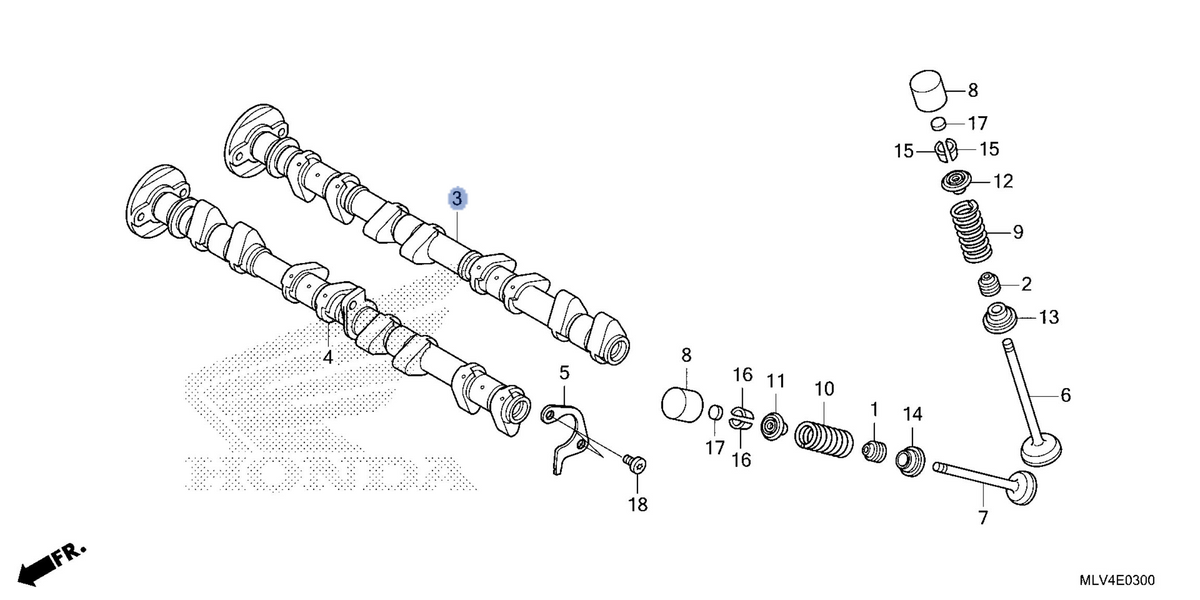 Honda OEM part 14110-MLV-J00