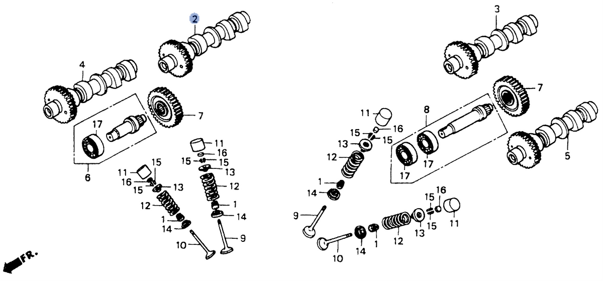 Honda OEM part 14110-MT3-730