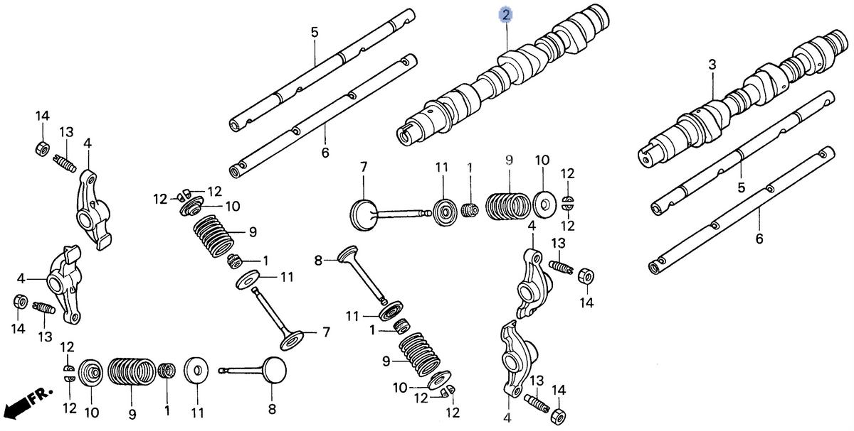 Honda OEM part 14110-MZ0-770