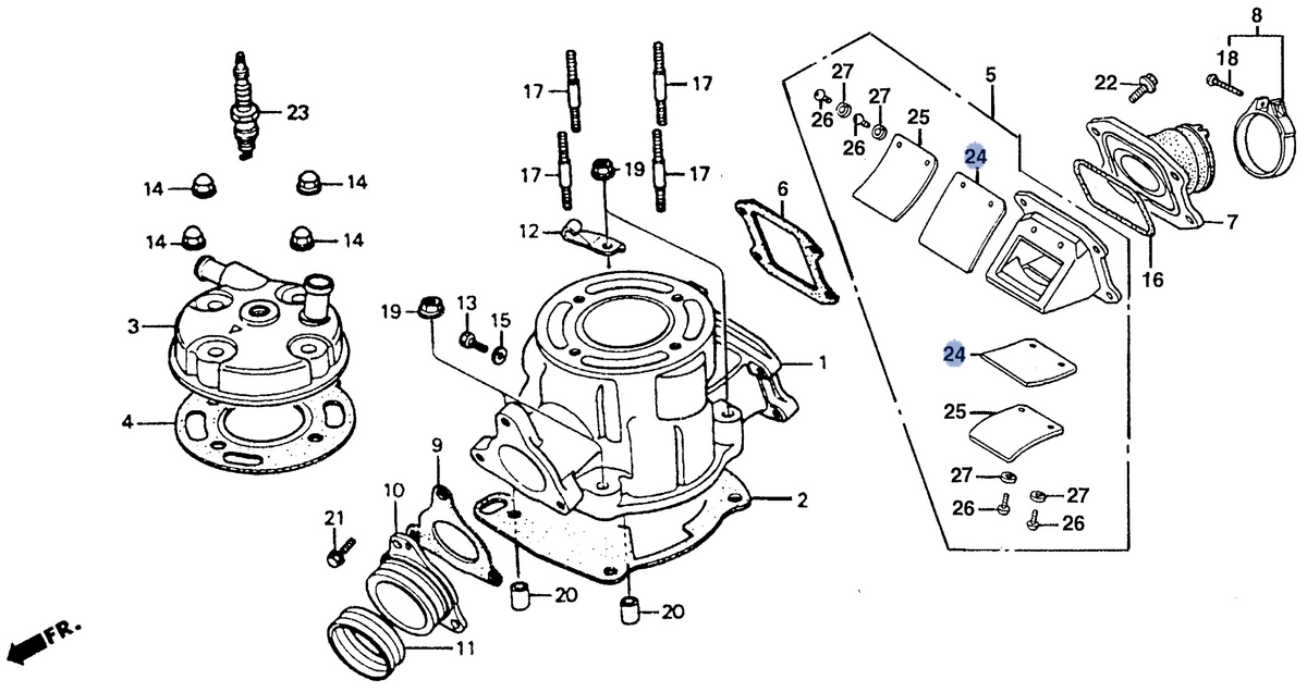 Honda OEM part 14111-GS2-003