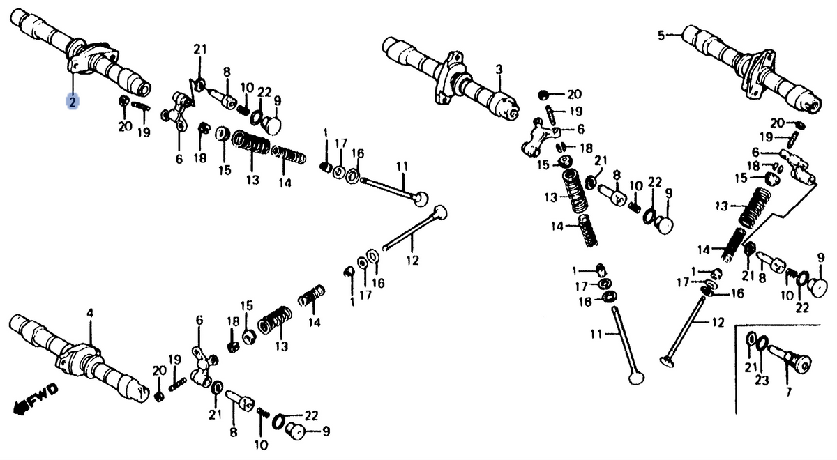 Honda OEM part 14111-MB0-773