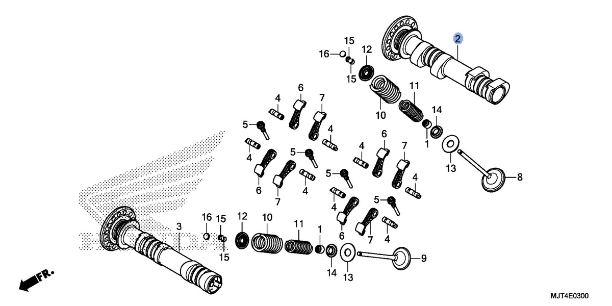 Honda OEM part 14111-MJT-E00