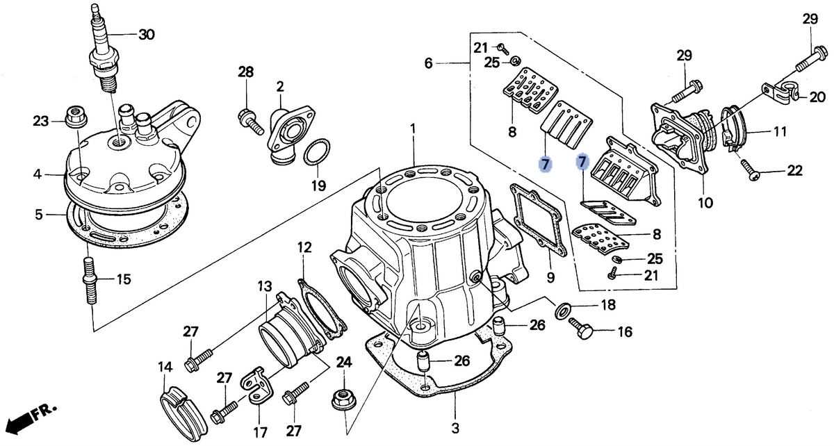 Honda OEM part 14111-ML3-681