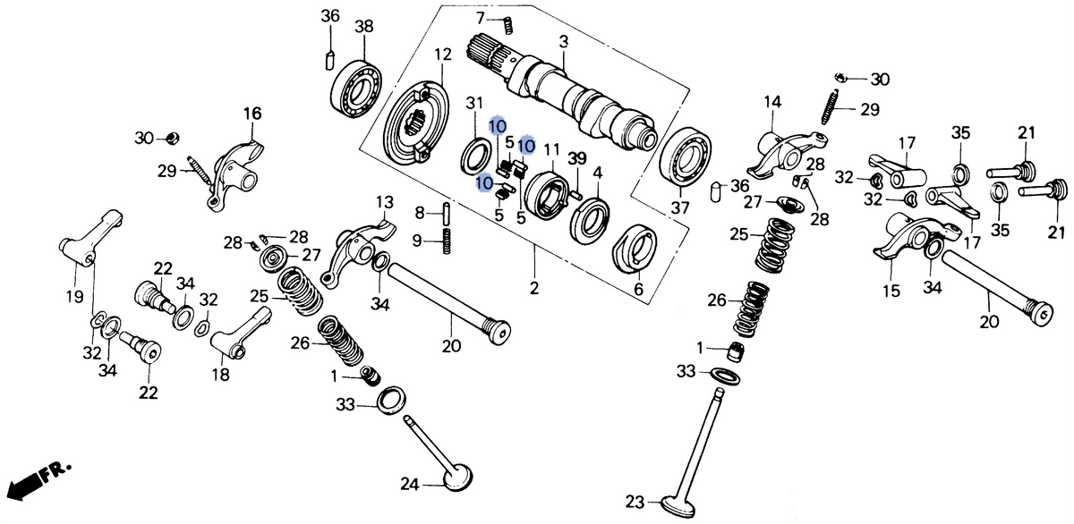 Honda OEM part 14115-MN1-670