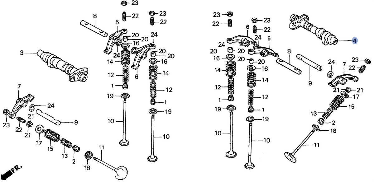 Honda OEM part 14120-KW0-000