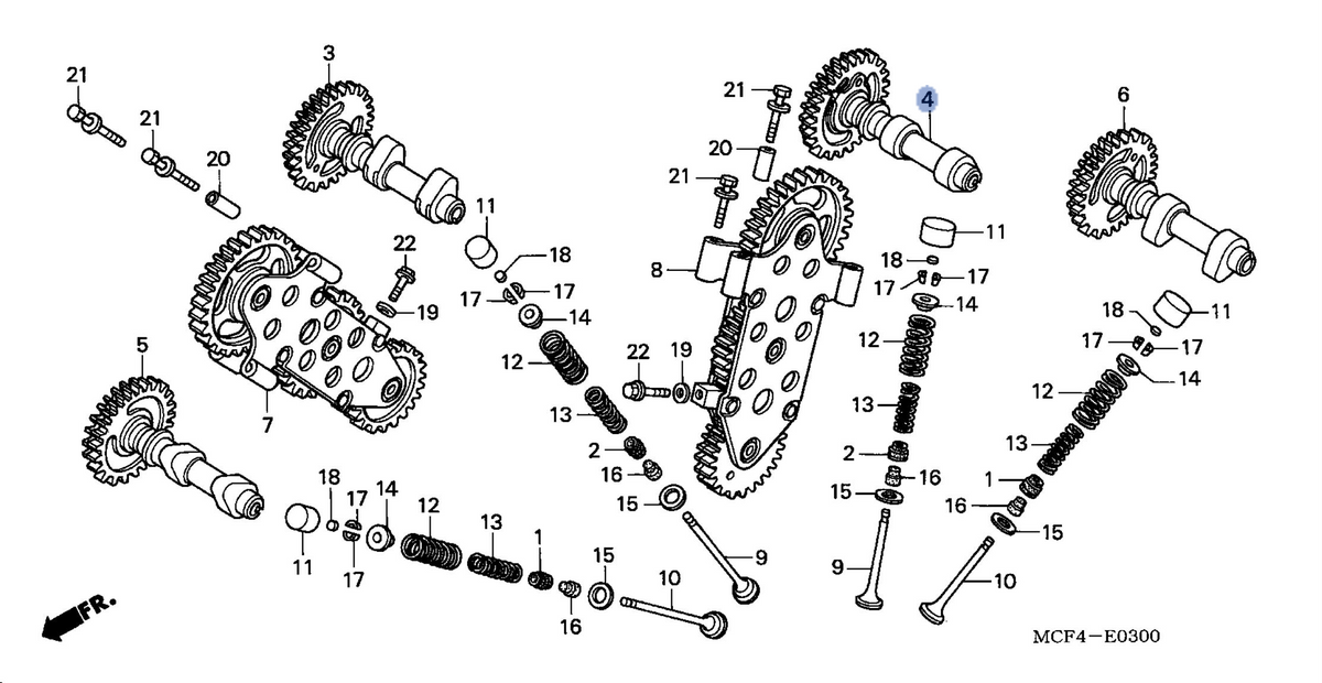 Honda OEM part 14120-MCF-000