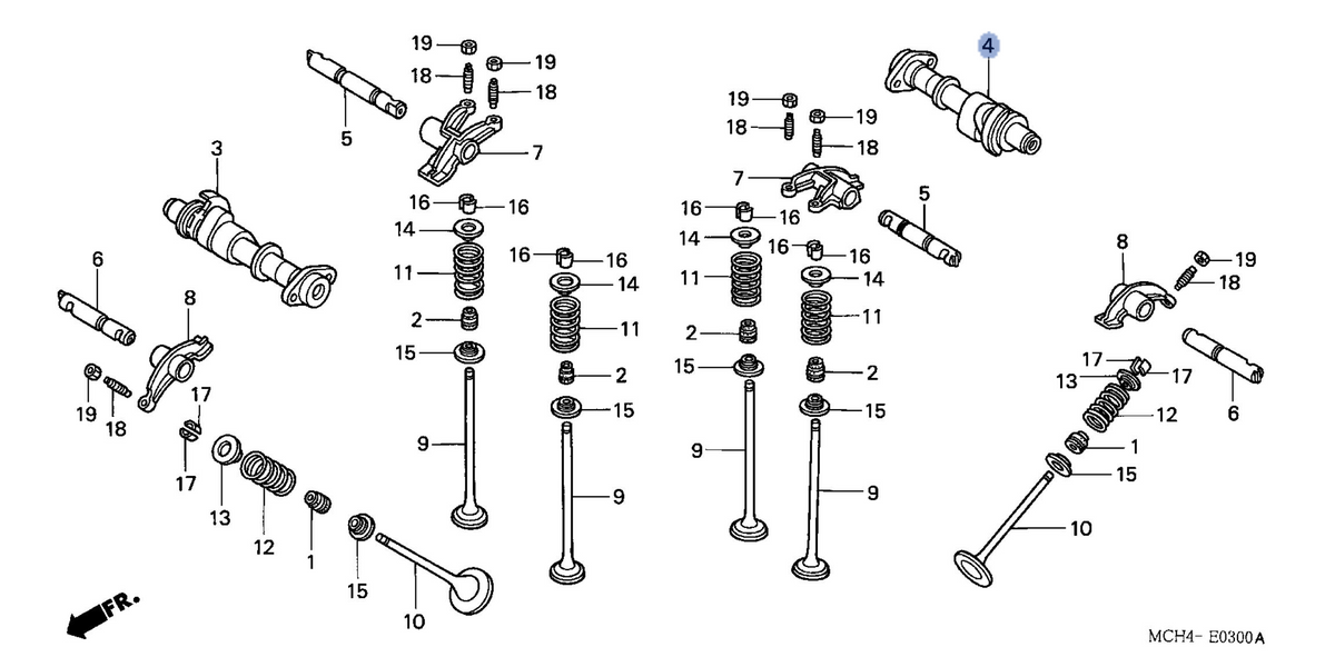 Honda OEM part 14120-MCH-000