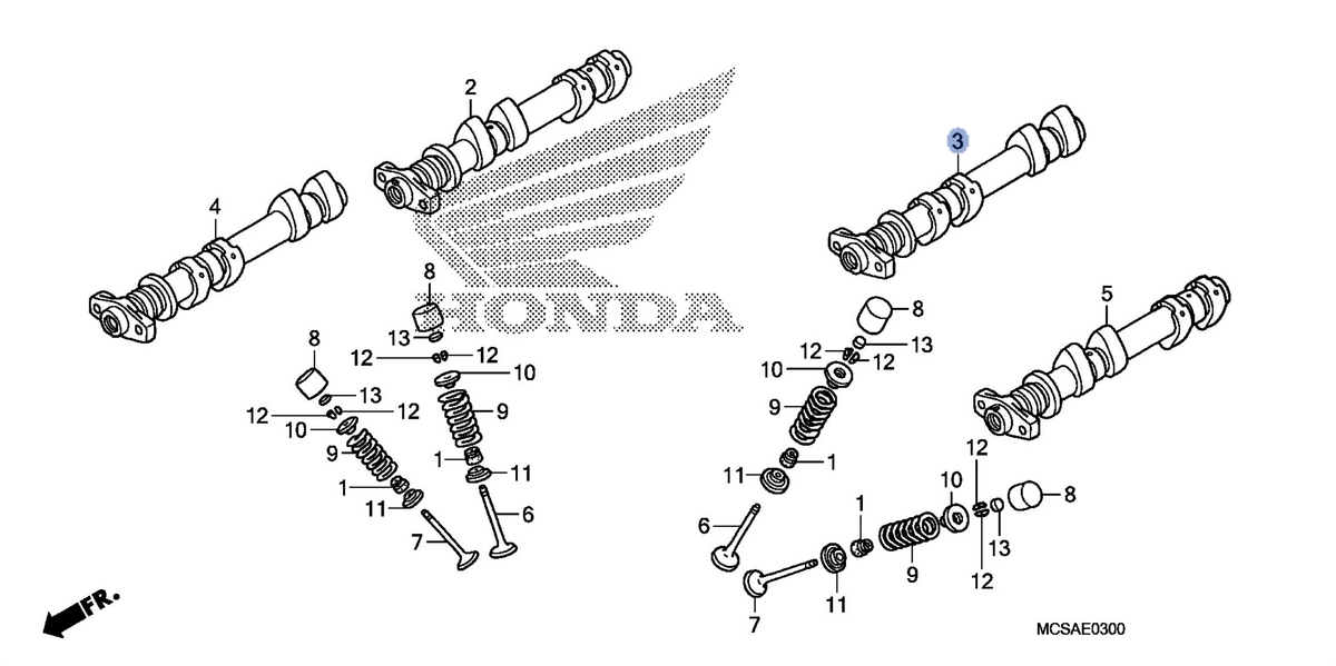 Honda OEM part 14120-MCS-000