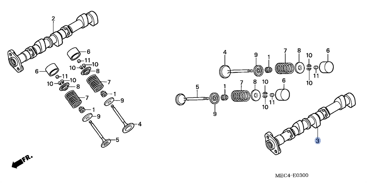 Honda OEM part 14120-MEC-770
