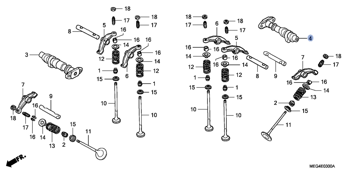 Honda OEM part 14120-MEG-000