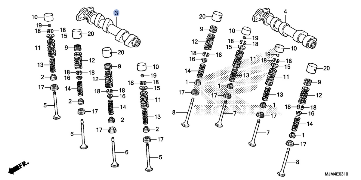 Honda OEM part 14120-MJM-D00