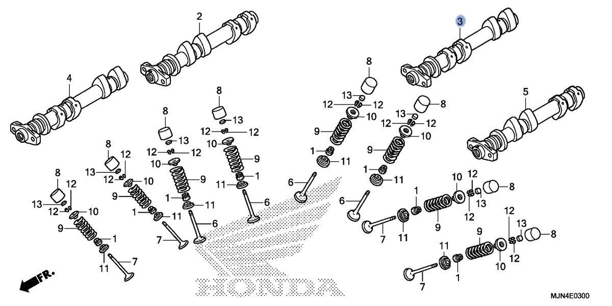 Honda OEM part 14120-MJN-A00