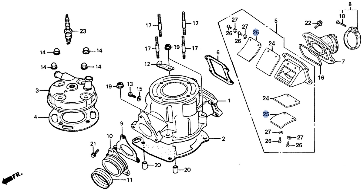 Honda OEM part 14121-GC4-601