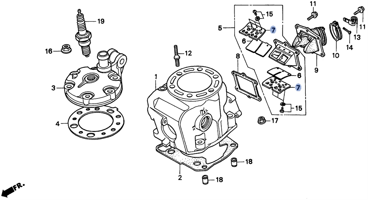 Honda OEM part 14121-KZ3-B11